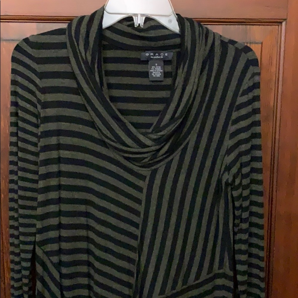 Cowl neck tunic